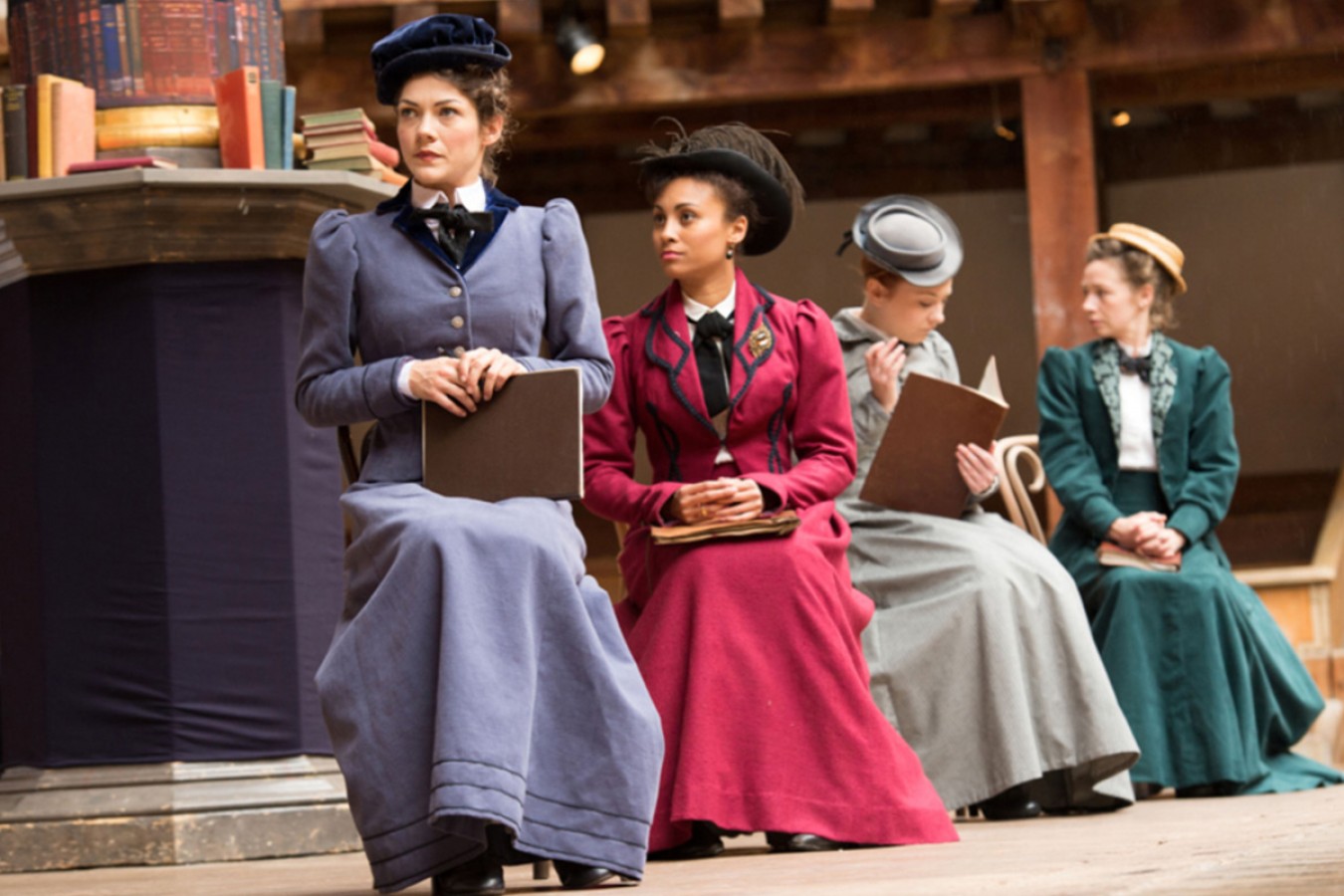 Blue Stockings, Shakespeare's Globe- Photo: Alastair Muir